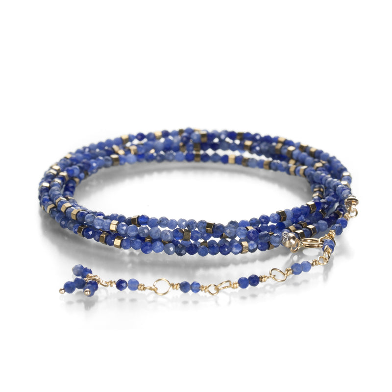 Anne Sportun 14k Sodalite Confetti Wrap Bracelet | Quadrum Gallery