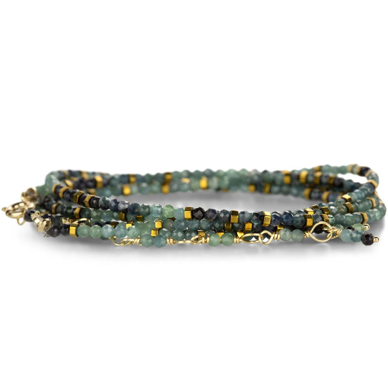 Anne Sportun Confetti Blue Tourmaline Wrap Bracelet | Quadrum Gallery