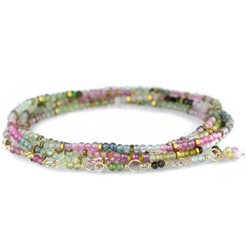 Anne Sportun Confetti Watermelon Tourmaline Wrap Bracelet | Quadrum Gallery