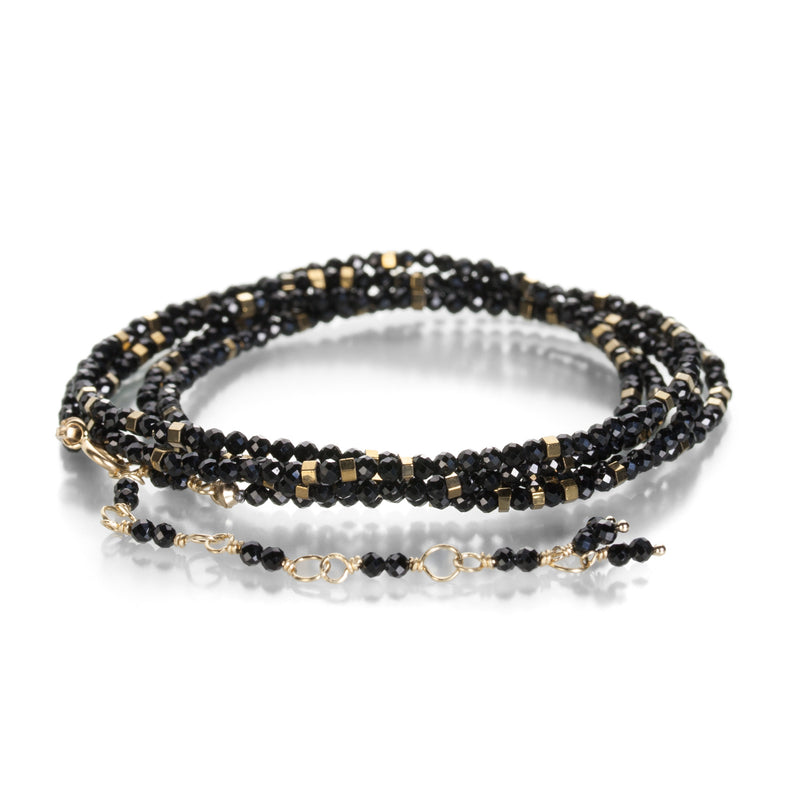 Anne Sportun 14k Confetti Hematite Wrap Bracelet | Quadrum Gallery
