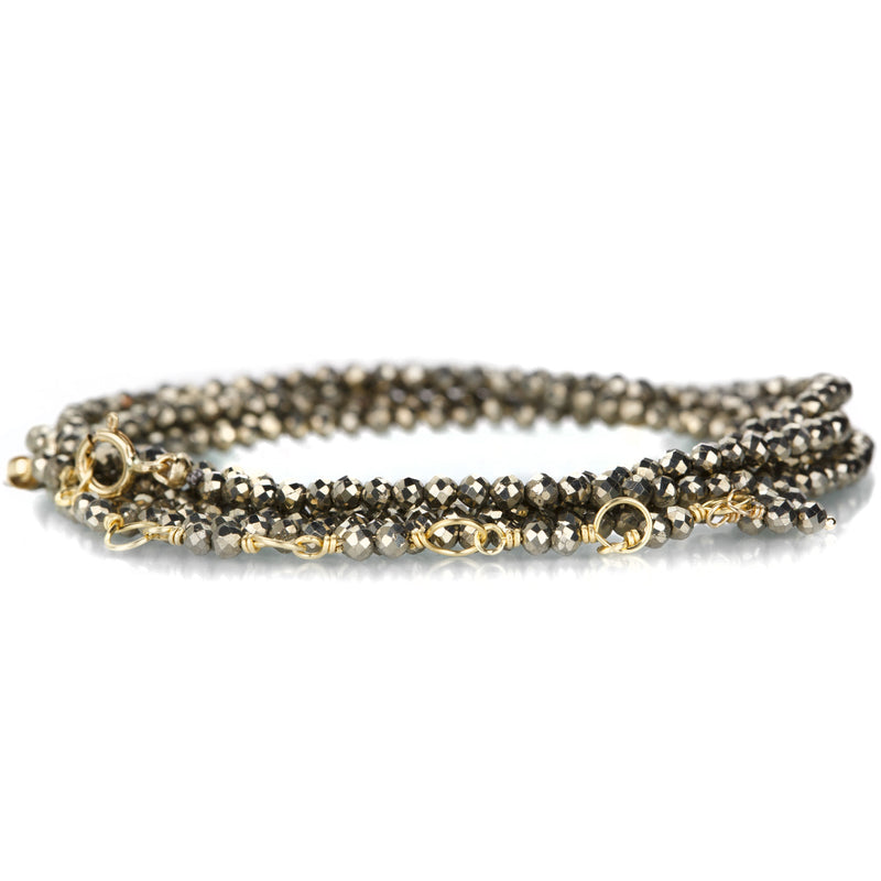 Anne Sportun 14k Pyrite Wrap Bracelet - 34" | Quadrum Gallery