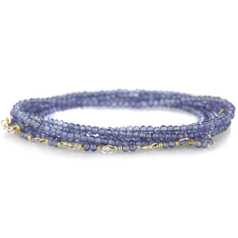 Anne Sportun 14k Iolite Wrap Bracelet 34" | Quadrum Gallery