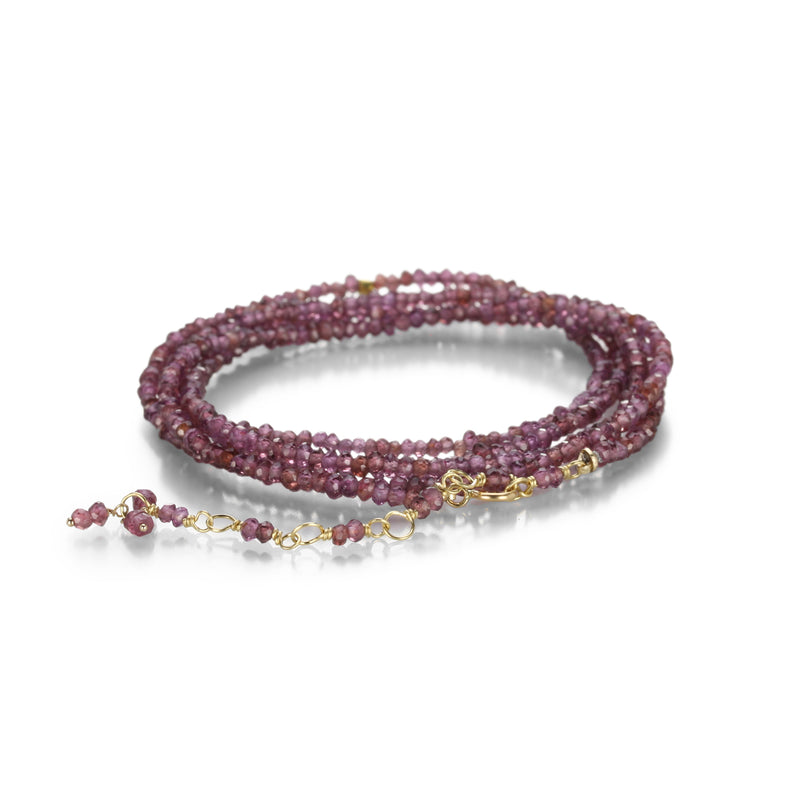 Anne Sportun 14k Pink Garnet Wrap Bracelet | Quadrum Gallery