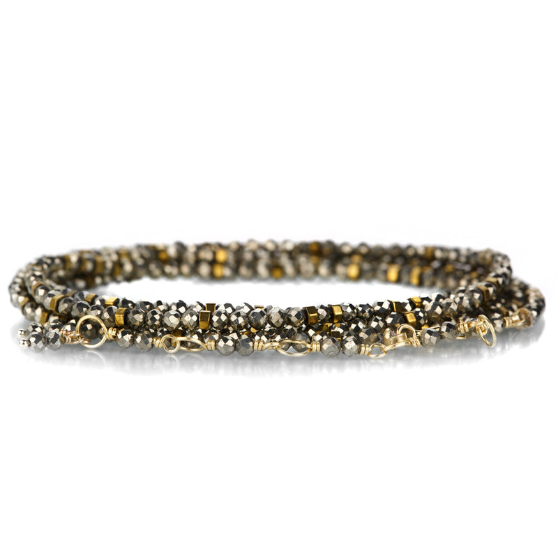 Anne Sportun 14k Pyrite Wrap Bracelet 34" | Quadrum Gallery