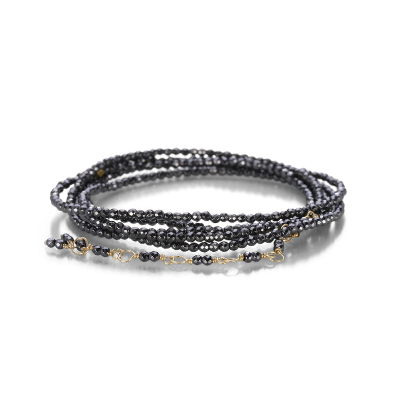 Anne Sportun Hematite Wrap Bracelet 34" | Quadrum Gallery