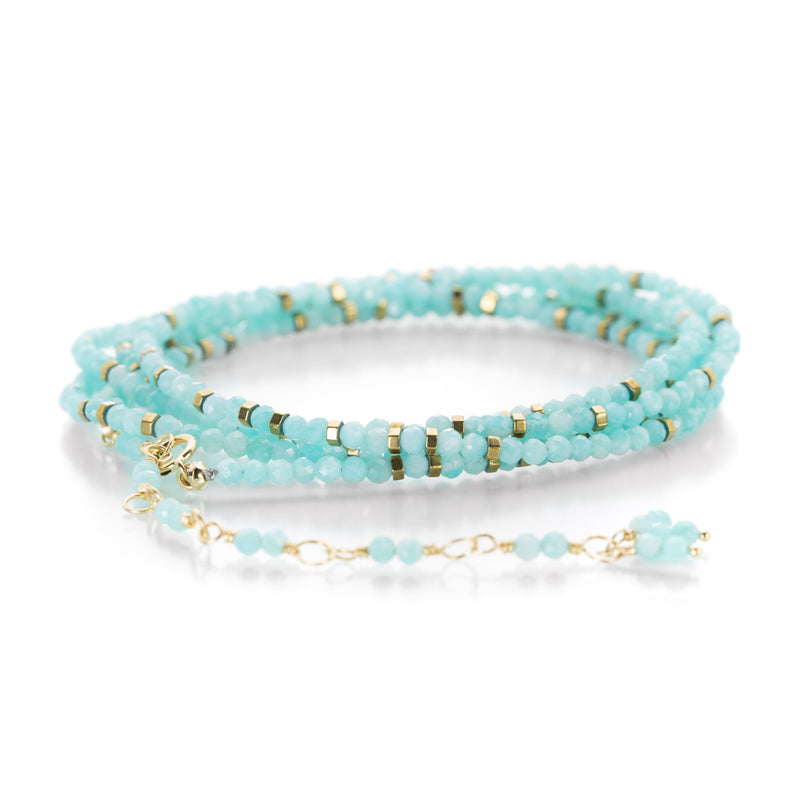 Anne Sportun Amazonite Confetti Wrap Bracelet 34" | Quadrum Gallery