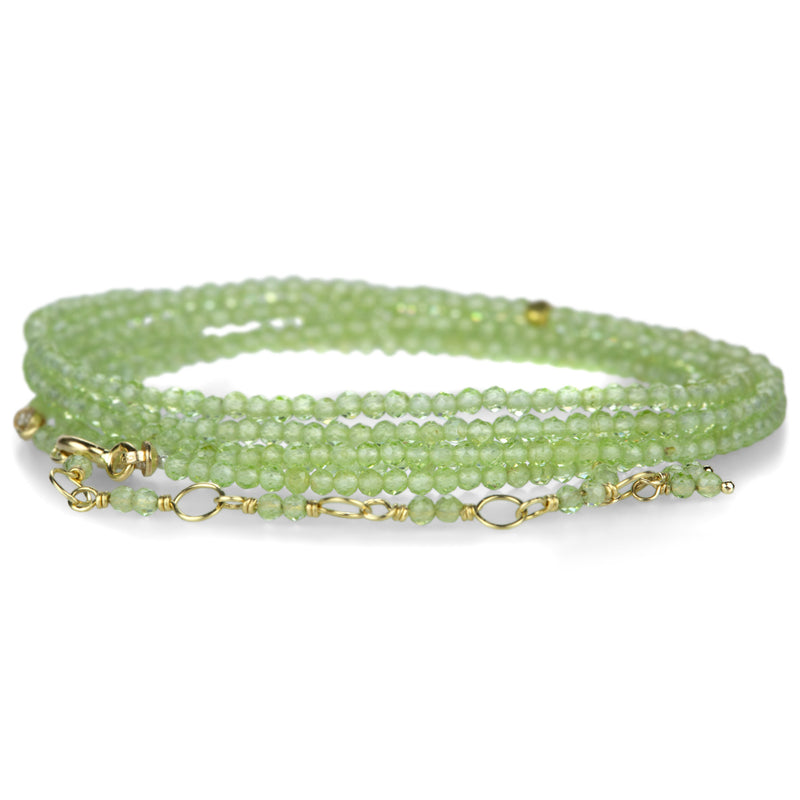 Anne Sportun Wrap Bracelet with Peridot | Quadrum Gallery