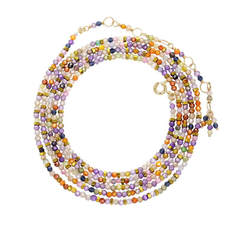 Anne Sportun Multicolored Cubic Zirconia Confetti Wrap Bracelet | Quadrum Gallery
