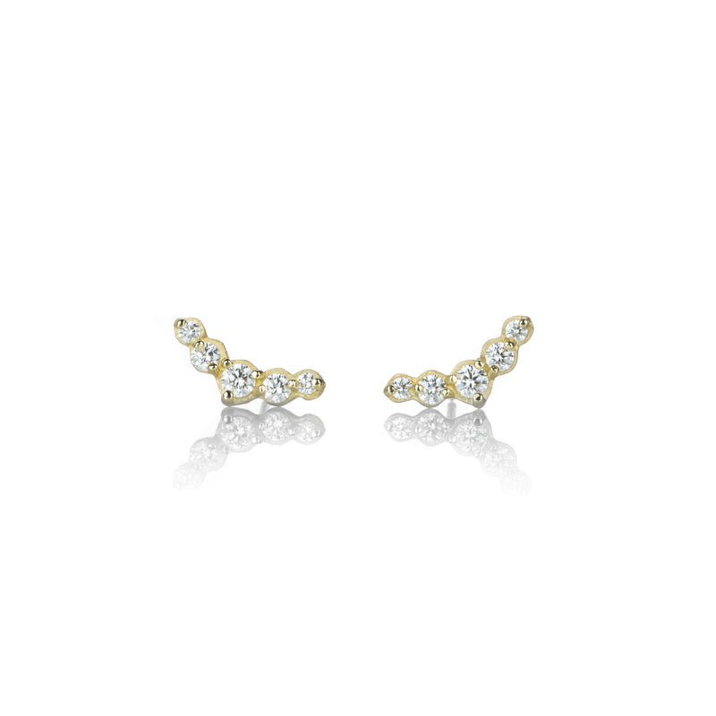 Anne Sportun Diamond Arc Climber Earings | Quadrum Gallery