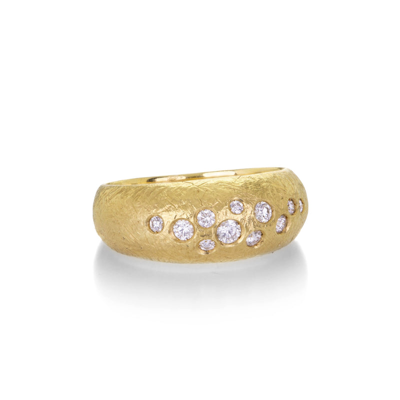 Anne Sportun 8mm Boulder Diamond Bombe Ring  | Quadrum Gallery