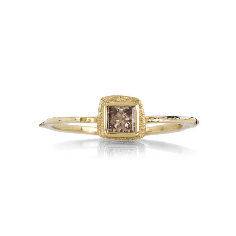 Audrius Krulis Princess Cut Diamond Stacking Ring | Quadrum Gallery