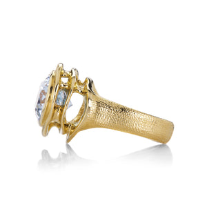Audrius Krulis Wavy Tiered Aquamarine Ring | Quadrum Gallery