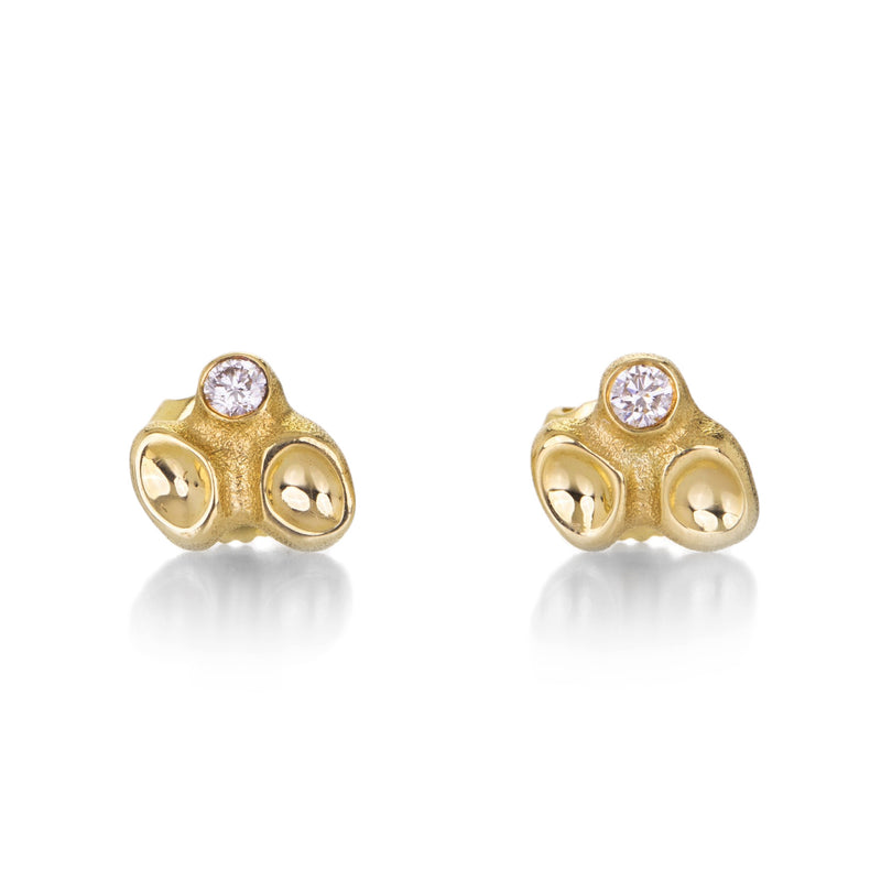 Audrius Krulis Organic Diamond Studs | Quadrum Gallery