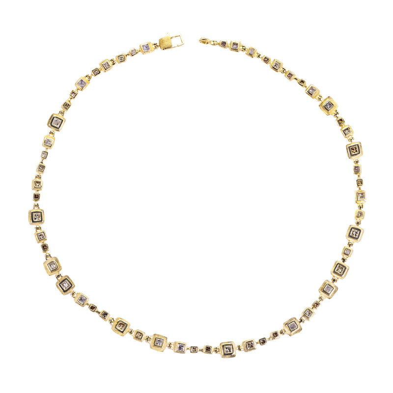 Audrius Krulis Windows Necklace with Princess Cut Diamonds | Quadrum Gallery