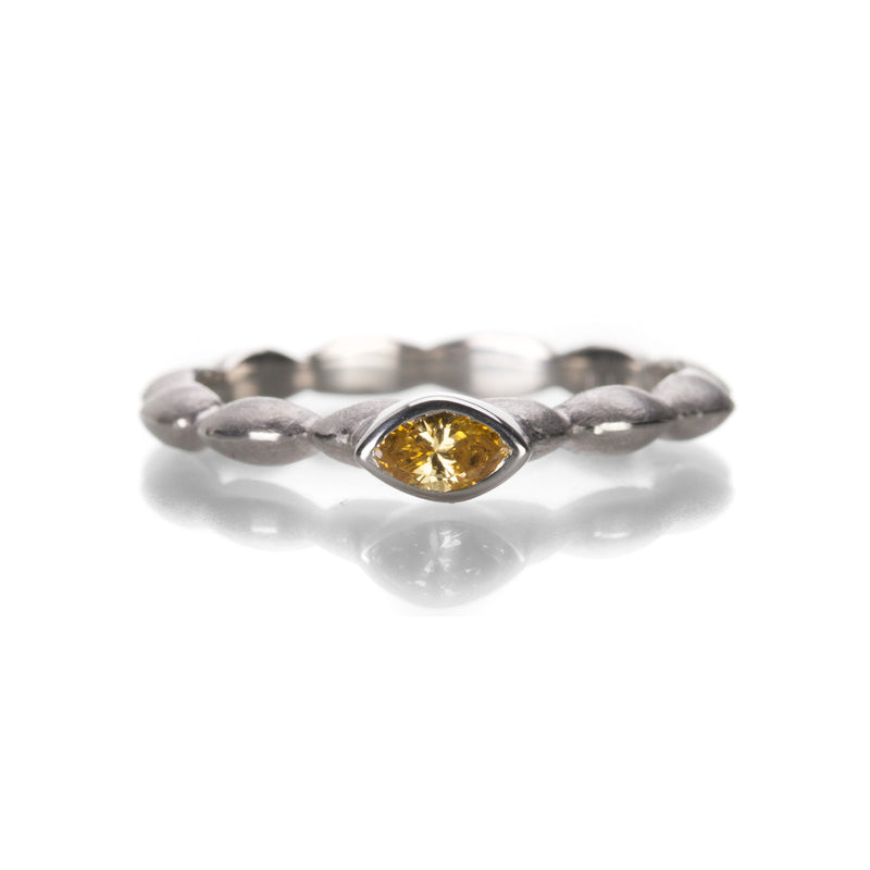 Barbara Heinrich Marquise Yellow Diamond Stacking Ring | Quadrum Gallery
