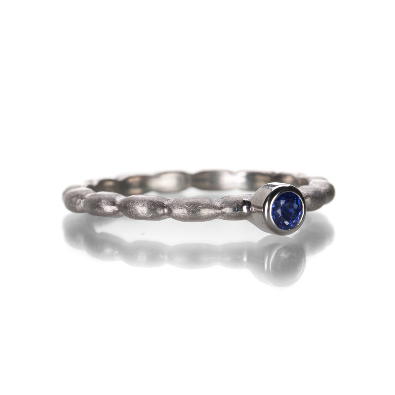 Barbara Heinrich Round Blue Sapphire Stacking Ring | Quadrum Gallery