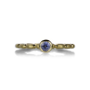 Barbara Heinrich 18k Round Blue Sapphire Ring | Quadrum Gallery