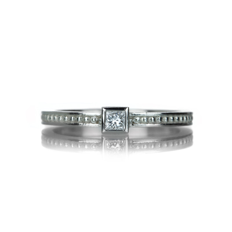 Barbara Heinrich Square Diamond Platinum Band | Quadrum Gallery