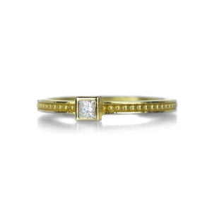 Barbara Heinrich 18k Square Diamond Ring | Quadrum Gallery