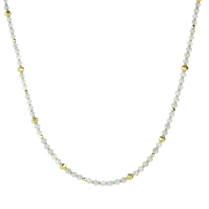 Barbara Heinrich Light Gray Diamond Bead Necklace | Quadrum Gallery