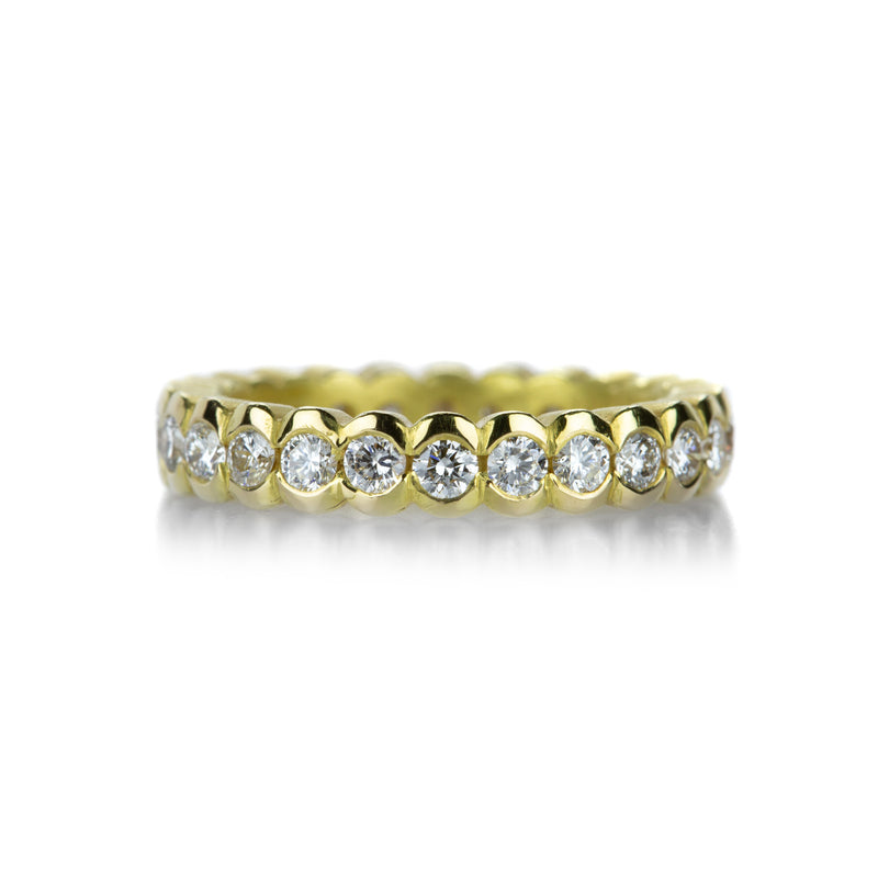 Barbara Heinrich 18k Yellow Gold Circle Diamond Ring | Quadrum Gallery