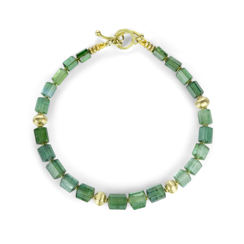 Barbara Heinrich Green Tourmaline Crystal Bead Bracelet | Quadrum Gallery