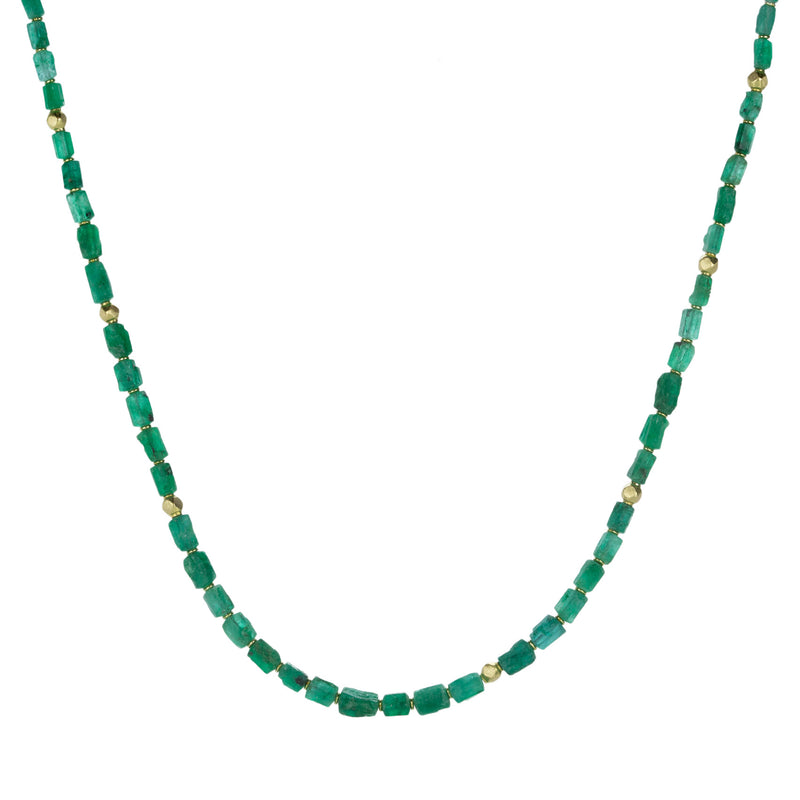 Barbara Heinrich Rough Emerald Crystal Bead Necklace | Quadrum Gallery