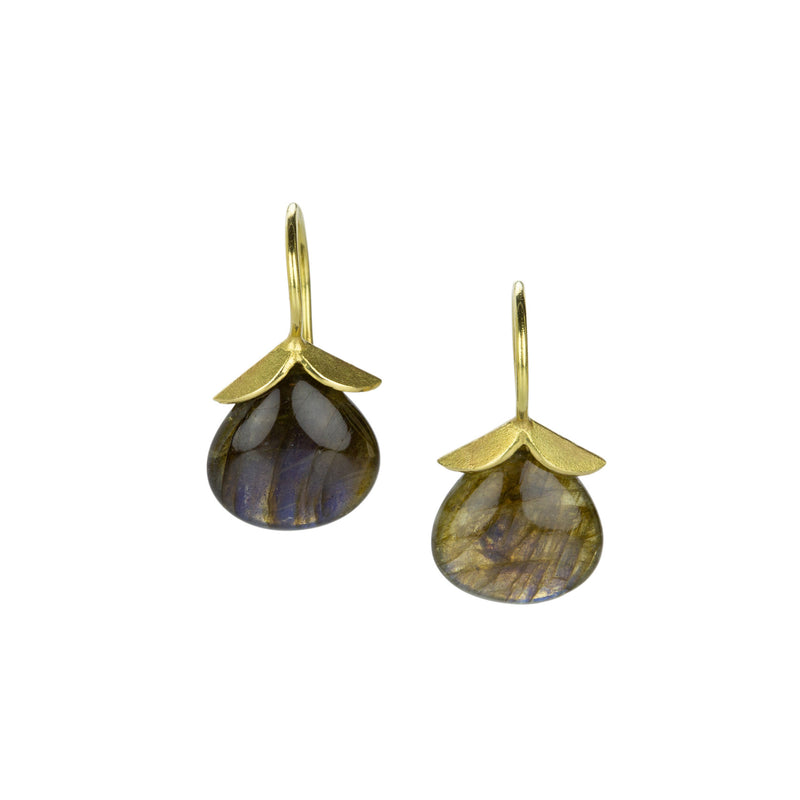 Barbara Heinrich Pear Shaped Labradorite Drop Earrings | Quadrum Gallery