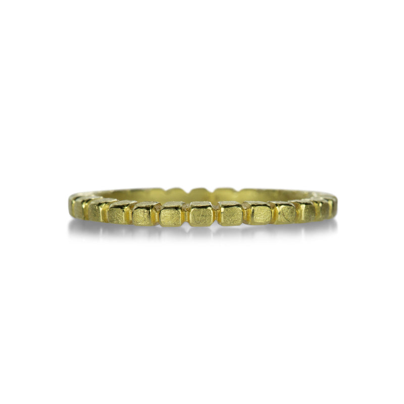 Barbara Heinrich Gold Cushion Shaped Stacking Ring | Quadrum Gallery