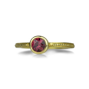 Barbara Heinrich 18k Burgundy Sapphire Ring | Quadrum Gallery