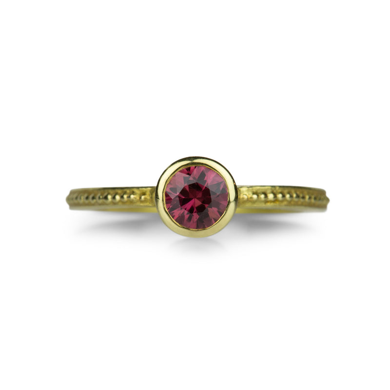 Barbara Heinrich 18k Burgundy Sapphire Ring | Quadrum Gallery