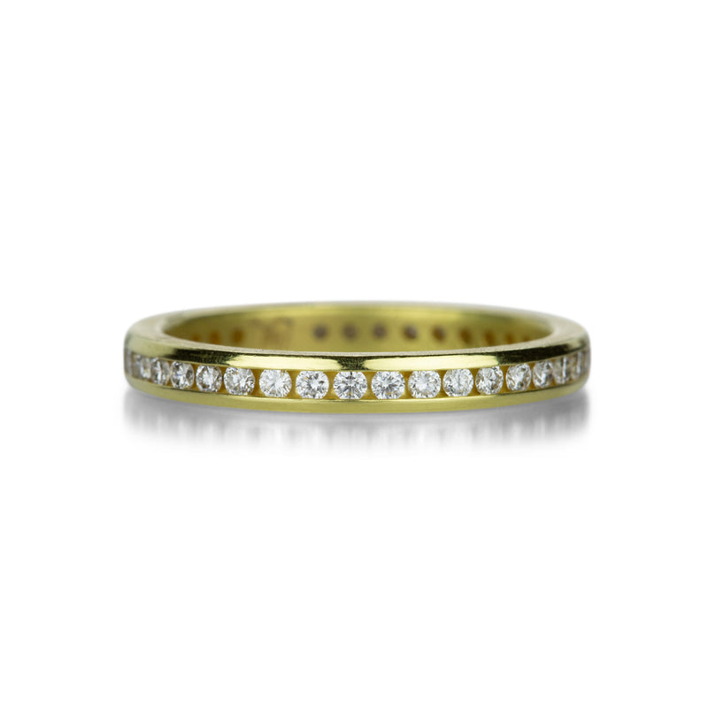 Barbara Heinrich 18k Channel Set Diamond Band | Quadrum Gallery