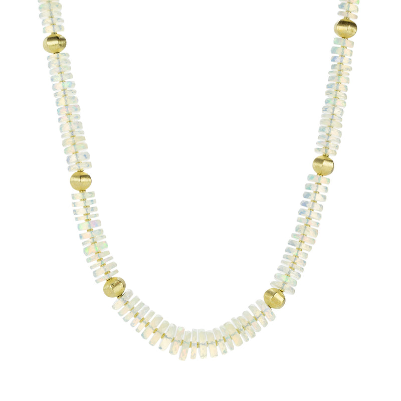 Barbara Heinrich Ethiopian Opal Rondelle Beaded Necklace | Quadrum Gallery