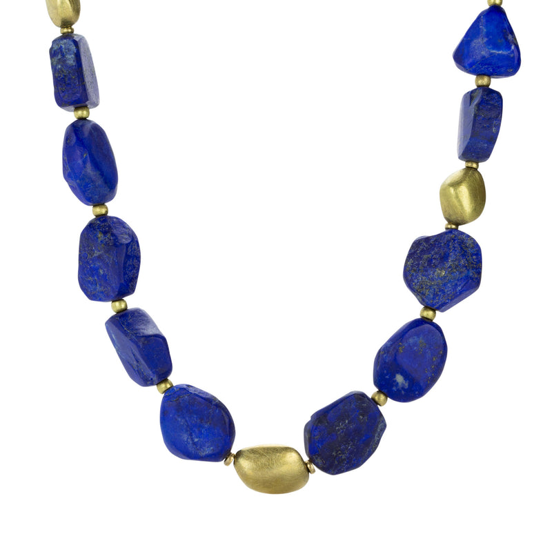 Barbara Heinrich Large Lapis Nugget Bead Necklace | Quadrum Gallery