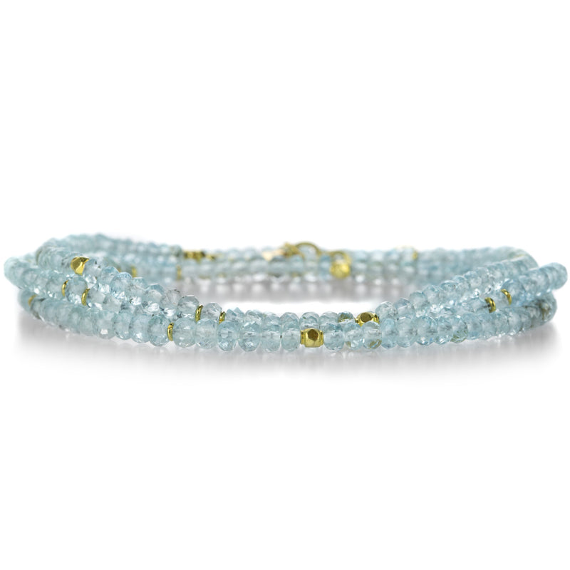 Barbara Heinrich Aquamarine Bead Wrap Bracelet | Quadrum Gallery