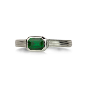 Barbara Heinrich Chrome Tourmaline Platinum Ring | Quadrum Gallery