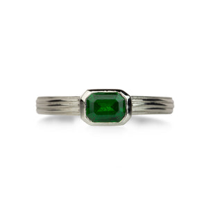 Barbara Heinrich Chrome Tourmaline Platinum Ring | Quadrum Gallery