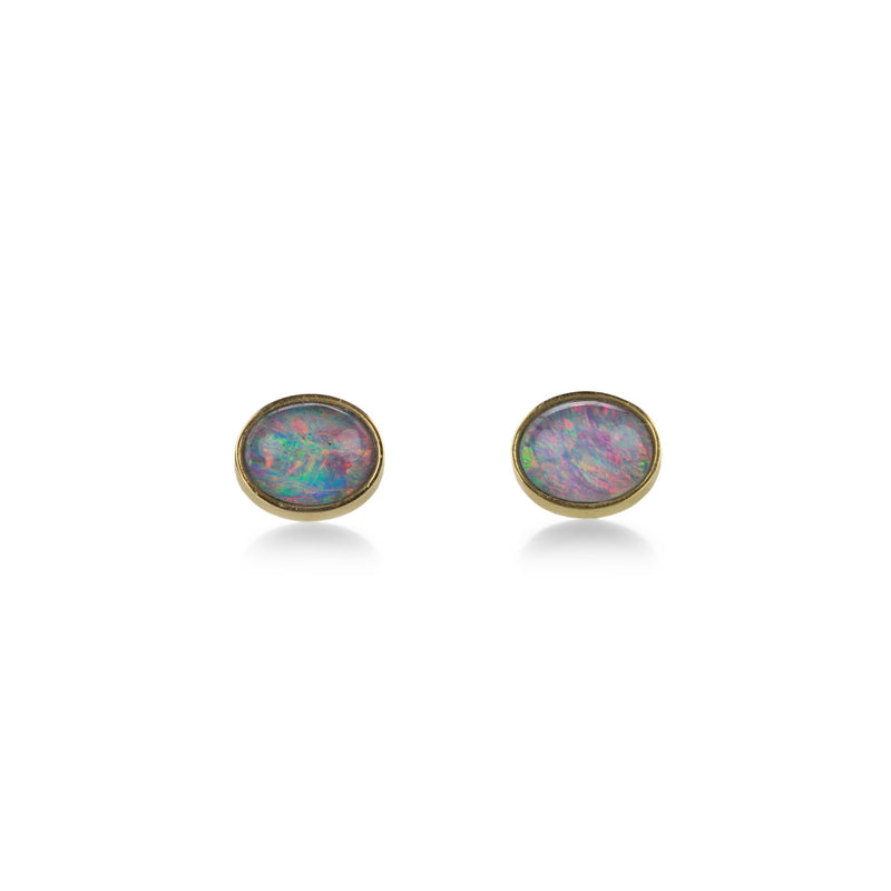 Barbara Heinrich Oval Opal Triplet Studs | Quadrum Gallery