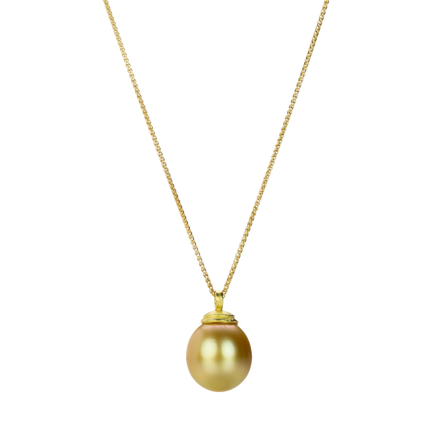Barbara Heinrich Golden South Sea Pearl Pendant Necklace | Quadrum Gallery