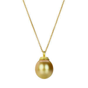Barbara Heinrich Golden South Sea Pearl Pendant Necklace | Quadrum Gallery