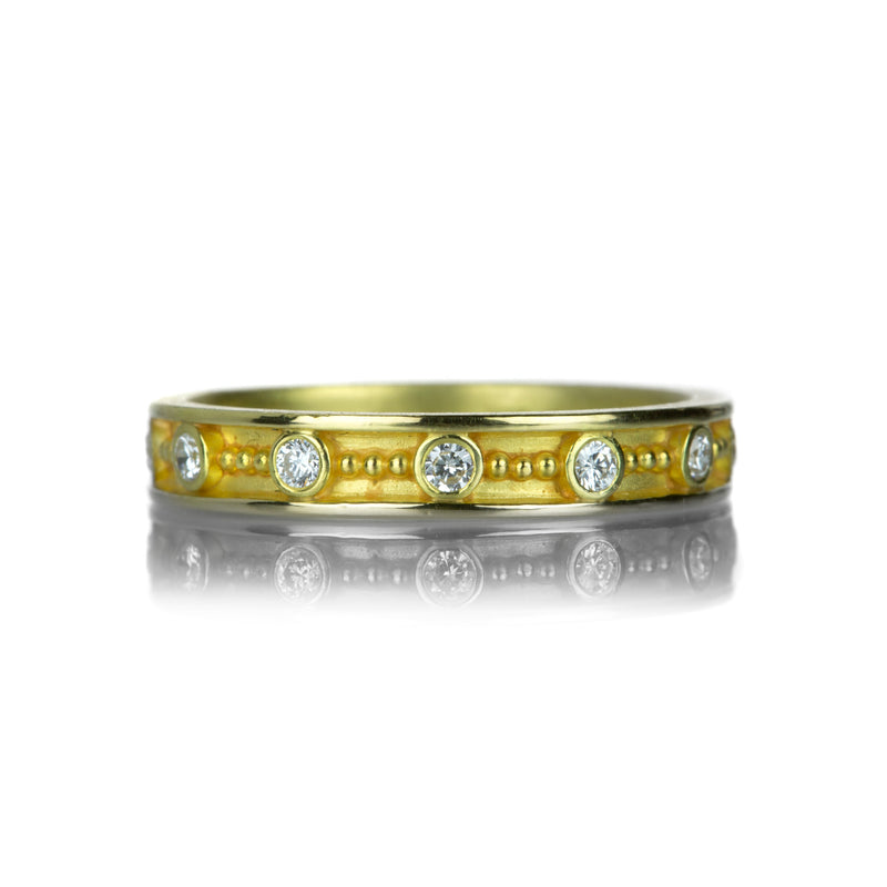 Barbara Heinrich 18k Yellow Gold Twelve Diamond Band  | Quadrum Gallery