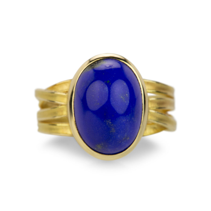 Barbara Heinrich Oval Lapis Cabochon Ring | Quadrum Gallery
