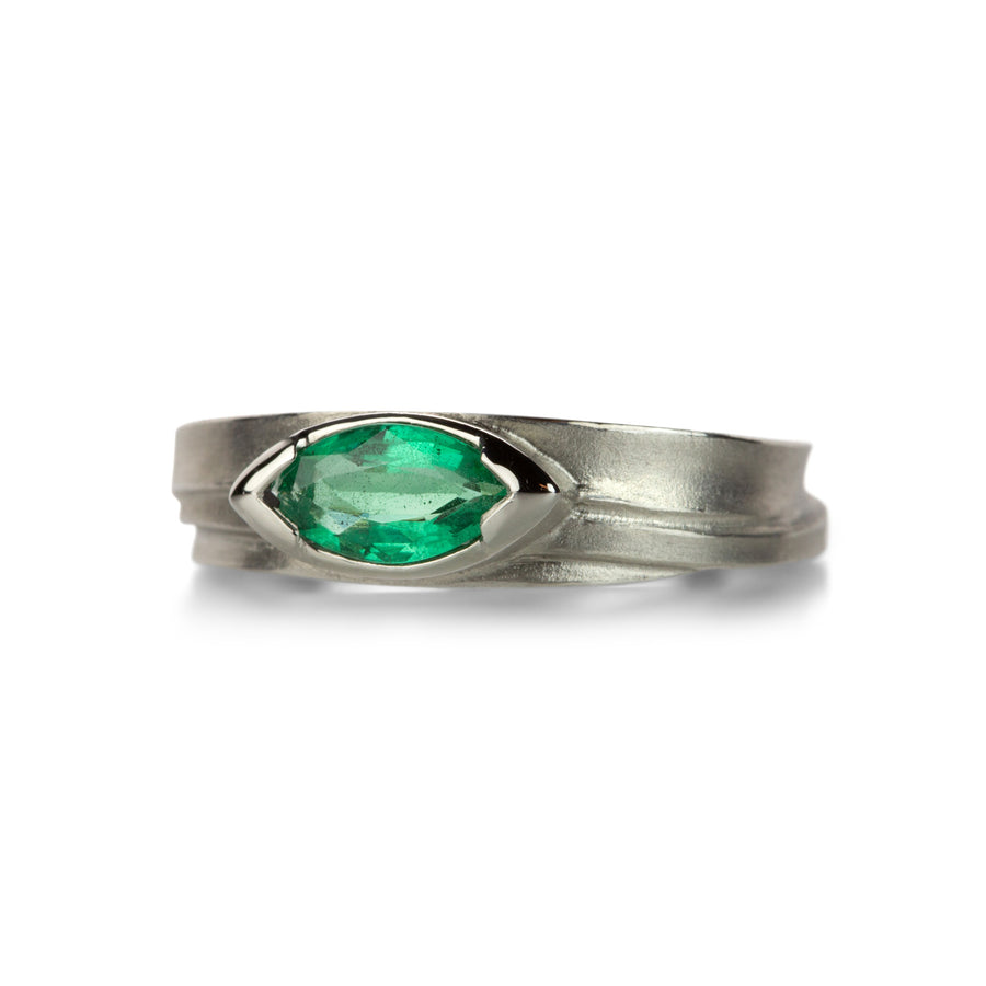 Barbara Heinrich Blade of Grass Emerald Ring | Quadrum Gallery