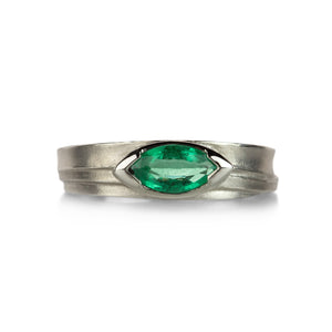 Barbara Heinrich Blade of Grass Emerald Ring | Quadrum Gallery