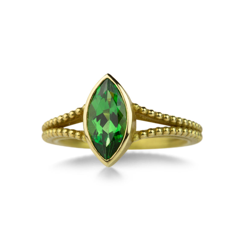 Barbara Heinrich Marquise Tsavorite Garnet Ring | Quadrum Gallery