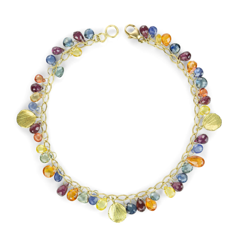 Barbara Heinrich Sapphire and Garnet Briolette Bracelet | Quadrum Gallery