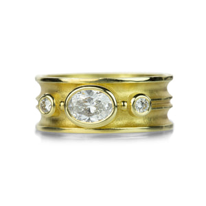 Barbara Heinrich Three Stone Oval Diamond Ring  | Quadrum Gallery