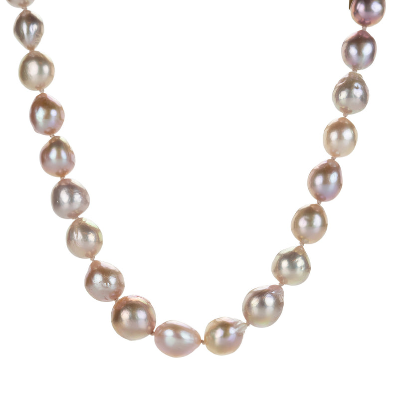 Barbara Heinrich Round Pink Pearl Necklace  | Quadrum Gallery