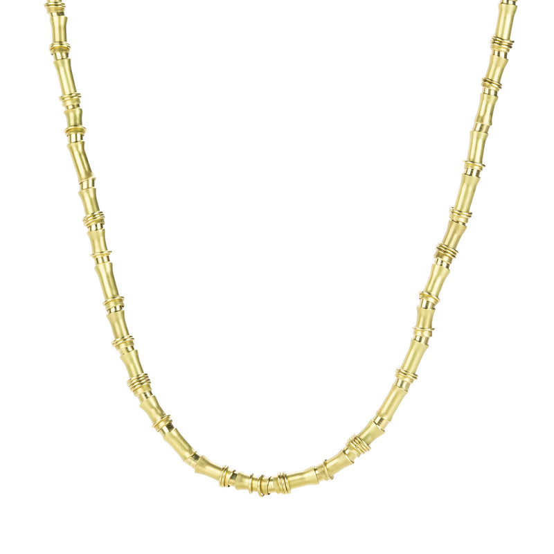 Barbara Heinrich 18k Gold Tube Link Necklace | Quadrum Gallery