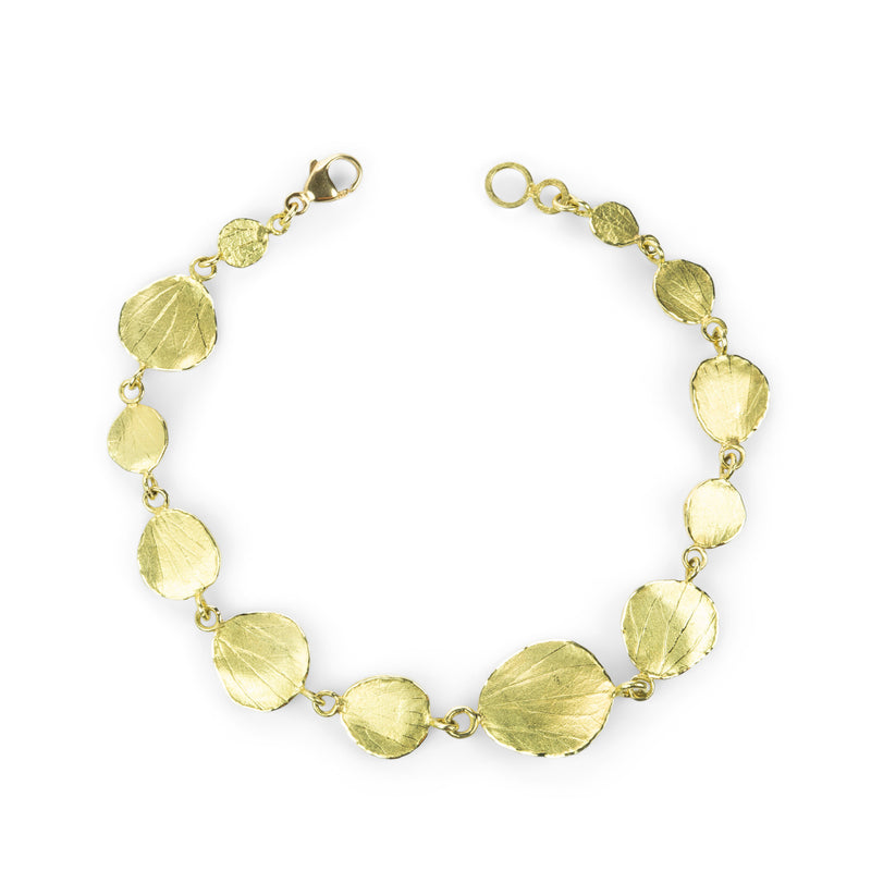 Barbara Heinrich 18k Yellow Gold Petal Link Bracelet | Quadrum Gallery